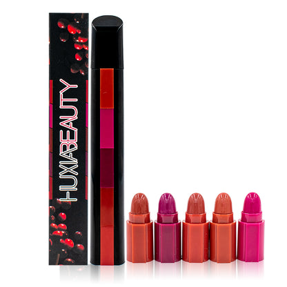Labial 5 Colores (Pack de 2): Acabado Mate Suave e Hidratante