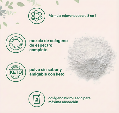 Multi-Colágeno Beauty Complex: 5 Tipos + Biotina y Ácido Hialurónico