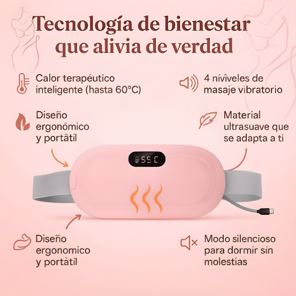 Cinturon Termico Menstrual - El Mejor Aliado Para Tu Ciclo Menstrual!